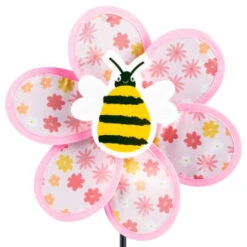 B&M Garden Windmills 3pk -B and M Store 393686 girls windmills 3pk bee 2
