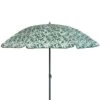 B&M Superbloom Sun Printed Parasol 1.8m - Leaf -B and M Store 393761 superbloom sun 1 8m printed parsasol green leaf
