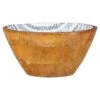 B&M Ocean Air Wooden Bowl - Stripes -B and M Store 394287 ocean wooden bowl 3