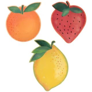 B&M Fruit Shaped Plate - Strawberry 4 B&M Fruit Shaped Plate - Strawberry - Image 2