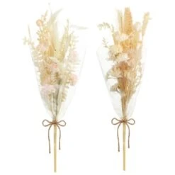 B&M Dried Flower Bunches - Pink 7 B&M Dried Flower Bunches - Pink -B and M Store 394378 neutral dried bunches group