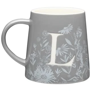 B&M Floral Alphabet Mug (Assorted) 4 B&M Floral Alphabet Mug (Assorted) - Image 2