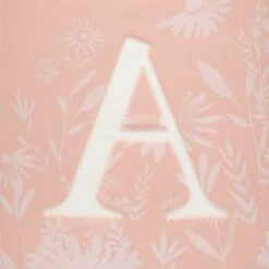 B&M Floral Alphabet Mug (Assorted) 20 B&M Floral Alphabet Mug (Assorted) -B and M Store 394397 floral alphabet mug pink a 2