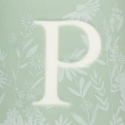 B&M Floral Alphabet Mug (Assorted) -B and M Store 394402 floral alphapet mug green p 2