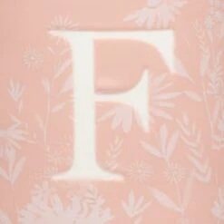 B&M Floral Alphabet Mug (Assorted) -B and M Store 394402 floral alphapet mug pink f 2