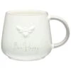 B&M Embossed Bee Mug -B and M Store 394408 embossed bee mug