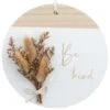 B&M Pampas Grass Hanging Plaque 1 B&M Pampas Grass Hanging Plaque -B and M Store 394461 pampas hanging plaque 2