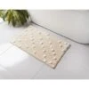 B&M Natural Off White Spots Bathmat -B and M Store 394592 natural off white spots bathmat