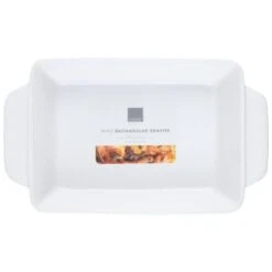 B and M Store -B and M Store 394625 white rectangular roaster