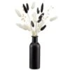 B&M Black Bottle With Dried Glass -B and M Store 394706 black bottle with dried grass