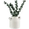 B&M Stone White Vase With Plants 1 B&M Stone White Vase With Plants -B and M Store 394716 stone white vase with plants