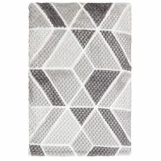 B&M Simply Geo Waffle Throw - Grey 5 B&M Simply Geo Waffle Throw - Grey - Image 3