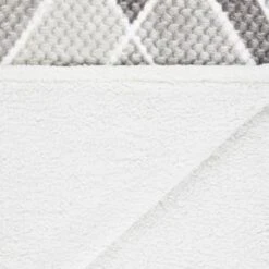 B&M Simply Geo Waffle Throw - Grey 10 B&M Simply Geo Waffle Throw - Grey -B and M Store 394917 simply geo waffle throw grey 3