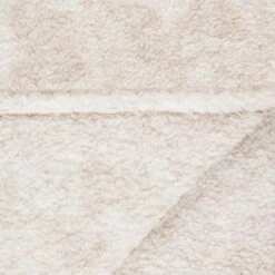 B&M Simply Two Tone Teddy Throw - Natural -B and M Store 394924 simply two tone teddy throw natural 4