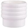 B&M Ceramic Ribbed Vase - Neutral -B and M Store 395408 shapped ceramic candle