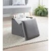 B&M Square Storage Cube - Grey -B and M Store 395863 square cube grey