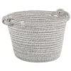 B&M Cara Rope Basket With Handle - Mono -B and M Store 395882 cara rope basket mono