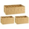 B&M Caen Set Of 3 Paper Rope Baskets - Natural -B and M Store 395883 caen set of 3 paper rope baskets natural 2
