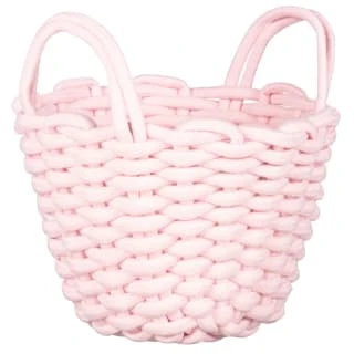 B&M Thick Rope Basket - Pink 3 B&M Thick Rope Basket - Pink