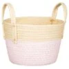 B&M Wicker Basket - Pink 1 B&M Wicker Basket - Pink -B and M Store 395906 wicker basket pink