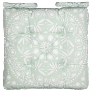 B&M Luxury Seat Pad - Green Floral Print 3 B&M Luxury Seat Pad - Green Floral Print