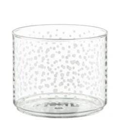 B&M Printed Glass Stackable Storage Jars 3pc - White 9 B&M Printed Glass Stackable Storage Jars 3pc - White -B and M Store 396484 3pk printed glass stackable storage jars white 5